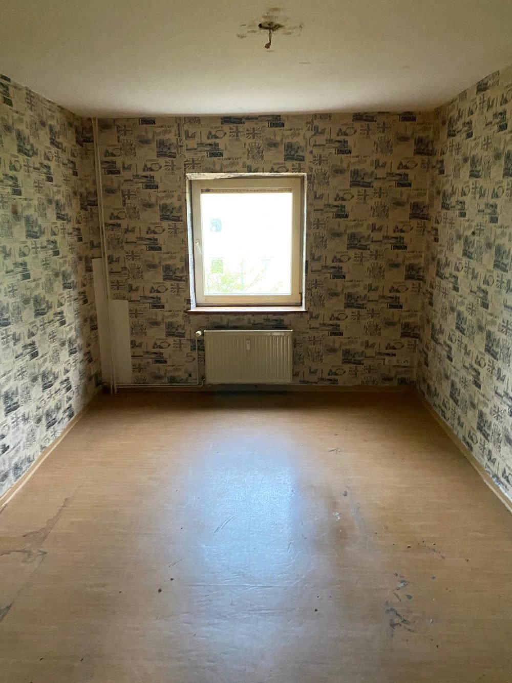 Nachher: Wohnzimmer geräumt und besenrein übergeben
